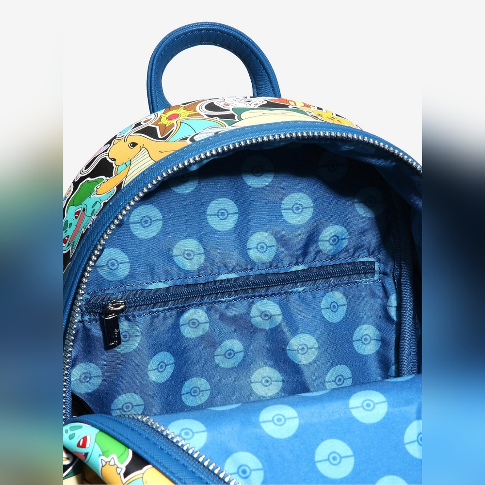 Loungefly Pokemon Sticker Collage Mini Backpack - Picture 4 of 5